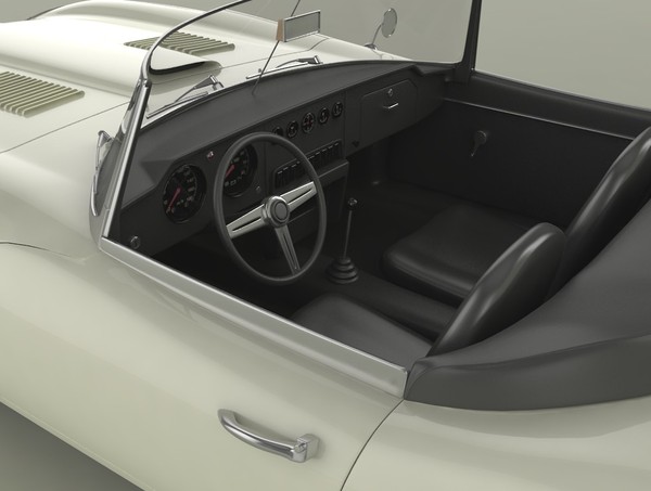 roadster sport 3d model - Jaguar E-type... by desmonster